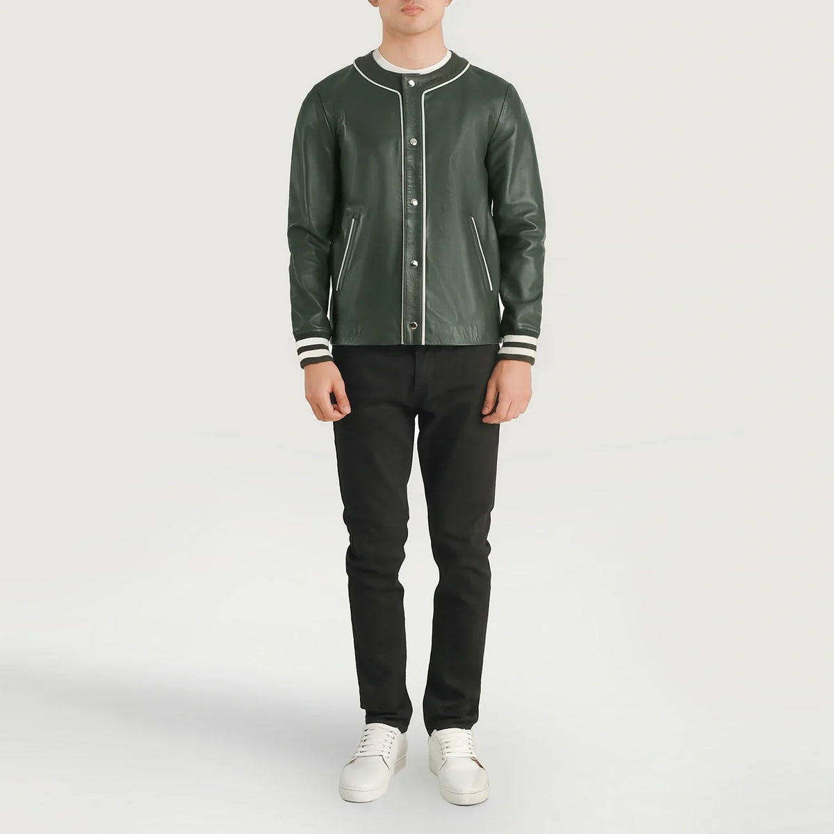 Willis Varsity Nahkatakki Miehille – alternate product view 3