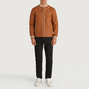 Willis Varsity Nahkatakki Miehille – alternate product view 3