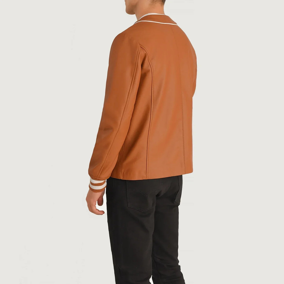 Willis Varsity Nahkatakki Miehille – alternate product view 5