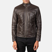 Youngster Nahkainen Biker-takki Miehille – alternate product view 4