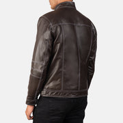 Youngster Nahkainen Biker-takki Miehille – alternate product view 5
