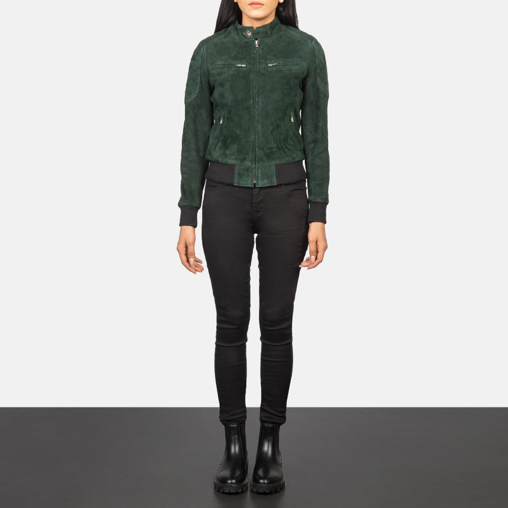 
Zenna Nahkainen Pommitakki Naisille – alternate product view 3