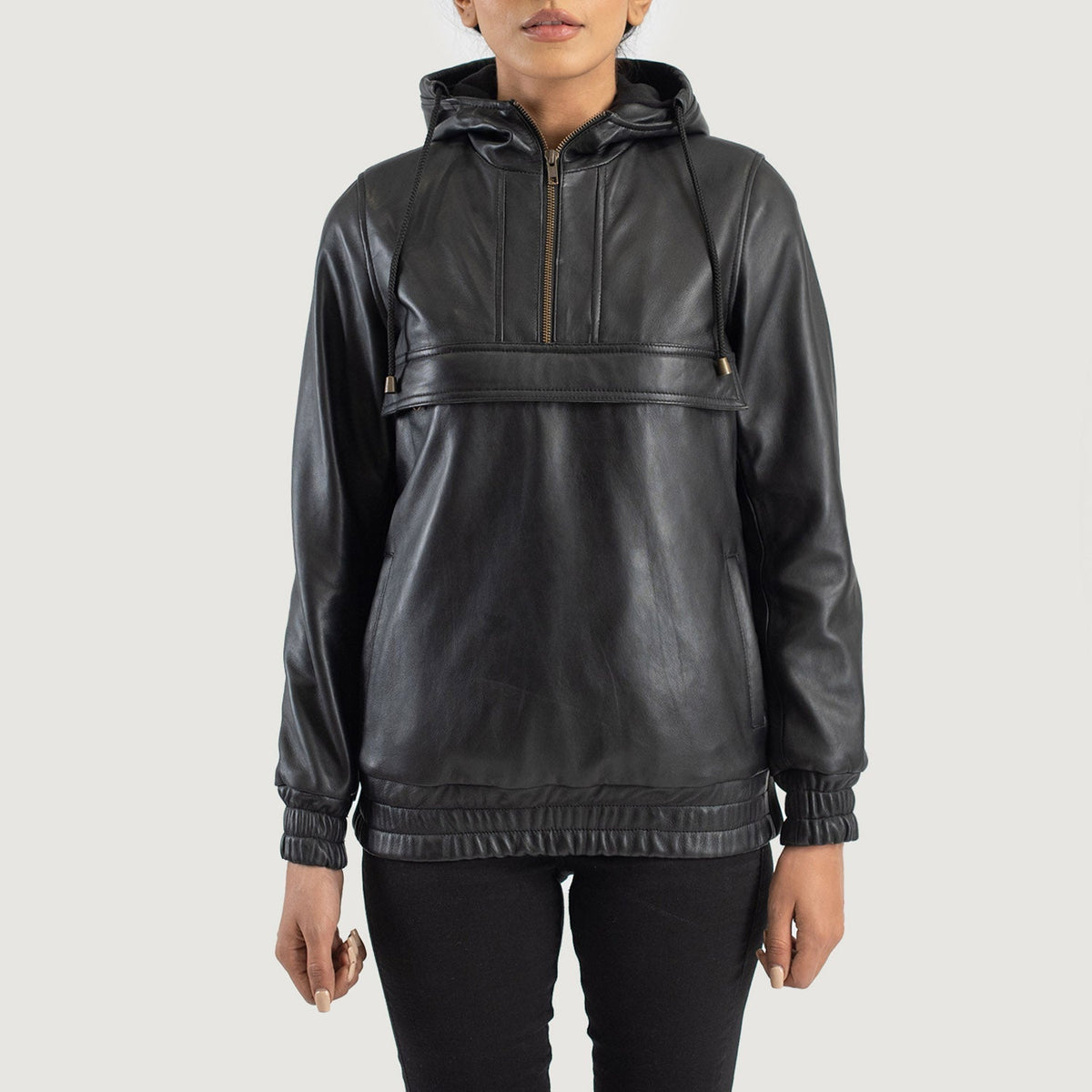 Zest Hooded Pullover Nahkatakki Naisille – alternate product view 1