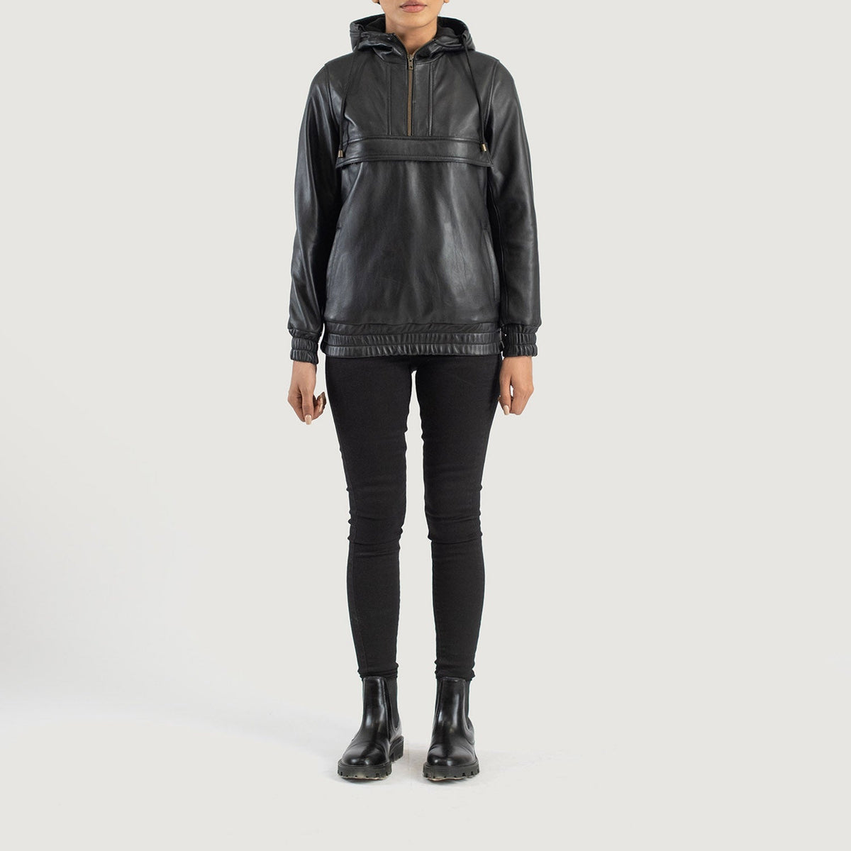 Zest Hooded Pullover Nahkatakki Naisille – alternate product view 3