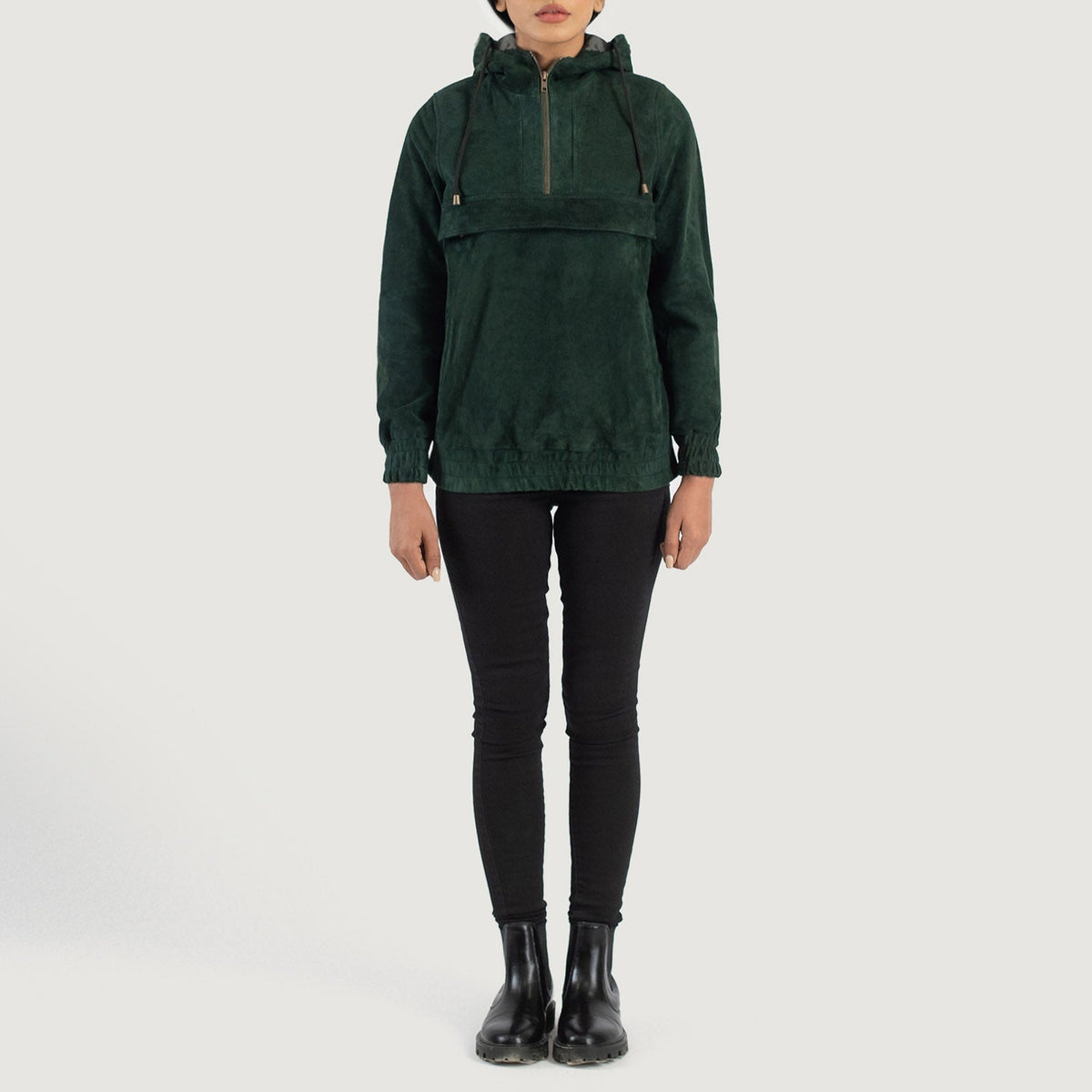 Zest Hooded Pullover Nahkatakki Naisille – alternate product view 3
